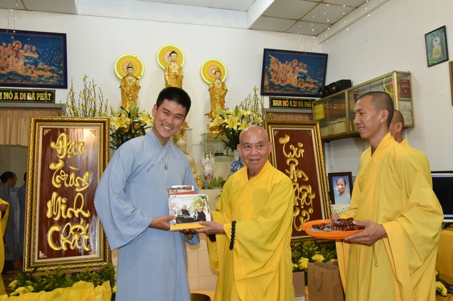 The 5th Gratitude Ceremony to Buddhists at the Minh Chat ashram, Can Tho