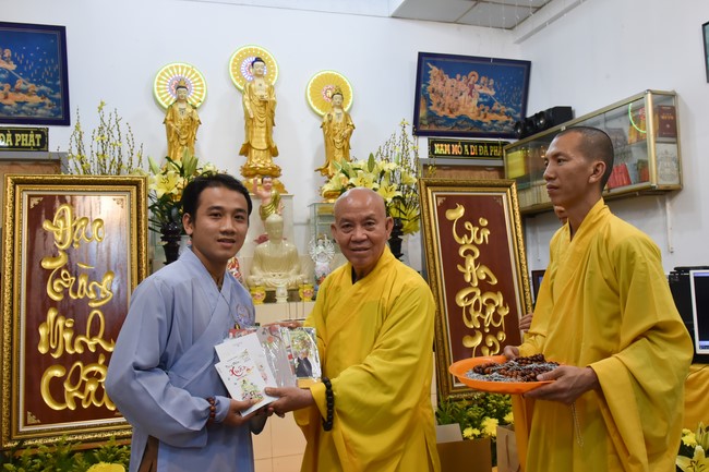 The 5th Gratitude Ceremony to Buddhists at the Minh Chat ashram, Can Tho