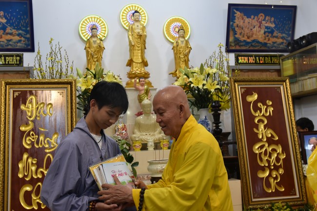 The 5th Gratitude Ceremony to Buddhists at the Minh Chat ashram, Can Tho