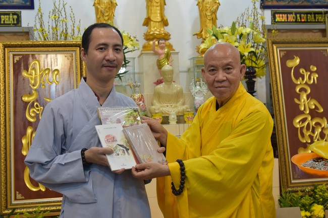 The 5th Gratitude Ceremony to Buddhists at the Minh Chat ashram, Can Tho
