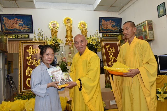 The 5th Gratitude Ceremony to Buddhists at the Minh Chat ashram, Can Tho