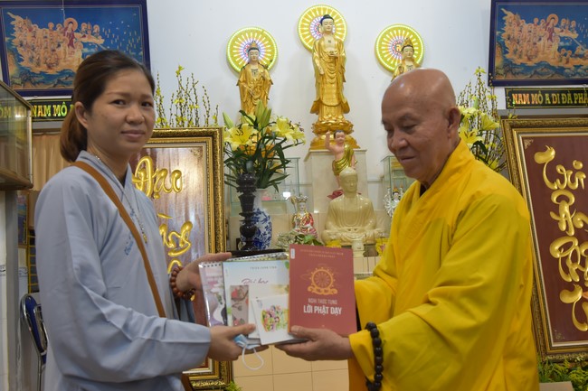 The 5th Gratitude Ceremony to Buddhists at the Minh Chat ashram, Can Tho