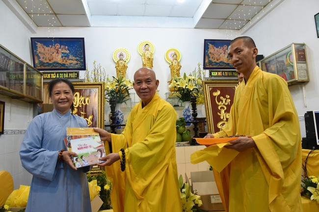 The 5th Gratitude Ceremony to Buddhists at the Minh Chat ashram, Can Tho