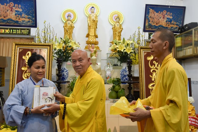 The 5th Gratitude Ceremony to Buddhists at the Minh Chat ashram, Can Tho