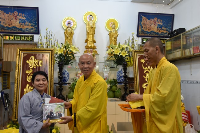 The 5th Gratitude Ceremony to Buddhists at the Minh Chat ashram, Can Tho