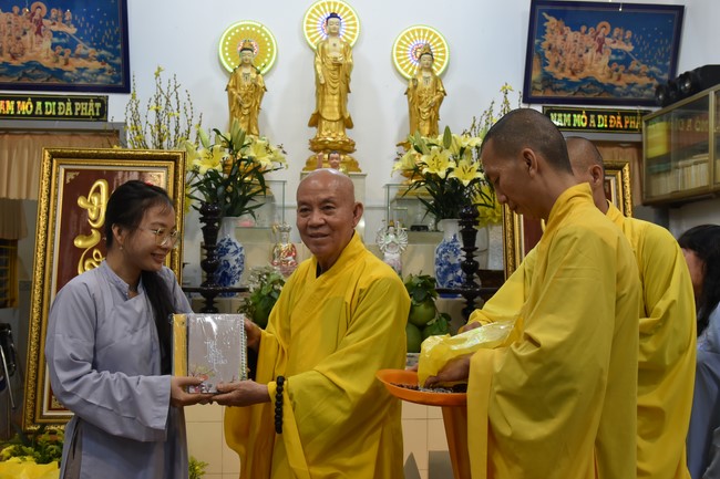 The 5th Gratitude Ceremony to Buddhists at the Minh Chat ashram, Can Tho