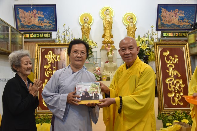 The 5th Gratitude Ceremony to Buddhists at the Minh Chat ashram, Can Tho