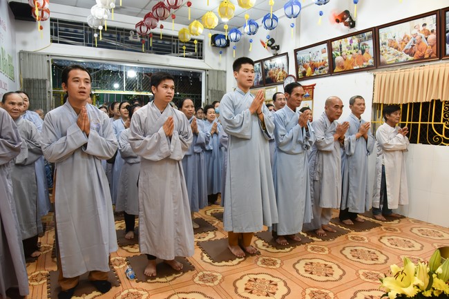 The 5th Gratitude Ceremony to Buddhists at the Minh Chat ashram, Can Tho