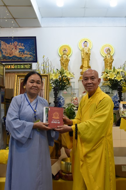 The 5th Gratitude Ceremony to Buddhists at the Minh Chat ashram, Can Tho