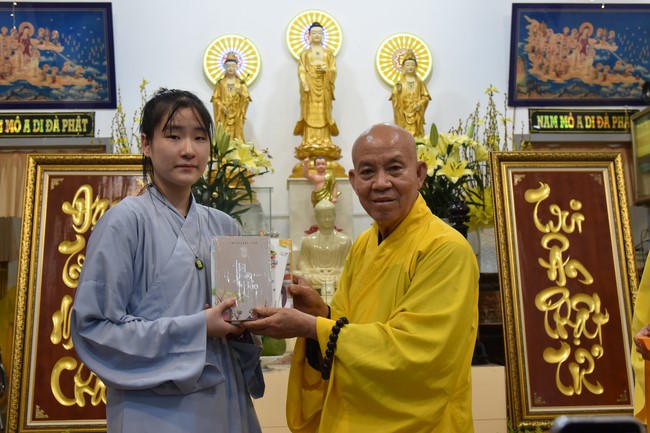 The 5th Gratitude Ceremony to Buddhists at the Minh Chat ashram, Can Tho