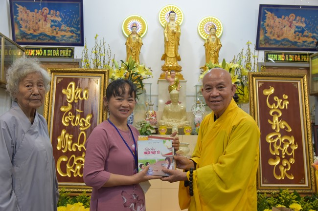 The 5th Gratitude Ceremony to Buddhists at the Minh Chat ashram, Can Tho
