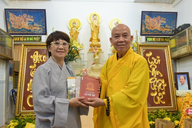 The 5th Gratitude Ceremony to Buddhists at the Minh Chat ashram, Can Tho