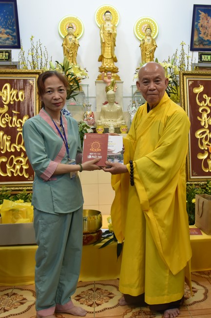The 5th Gratitude Ceremony to Buddhists at the Minh Chat ashram, Can Tho
