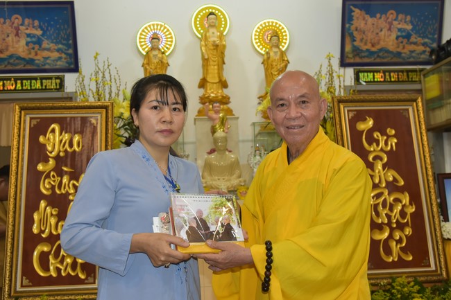 The 5th Gratitude Ceremony to Buddhists at the Minh Chat ashram, Can Tho