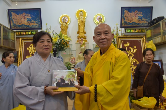 The 5th Gratitude Ceremony to Buddhists at the Minh Chat ashram, Can Tho