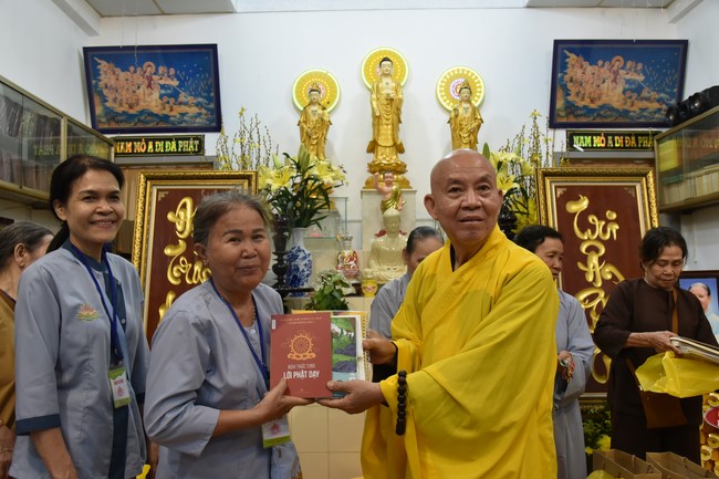 The 5th Gratitude Ceremony to Buddhists at the Minh Chat ashram, Can Tho