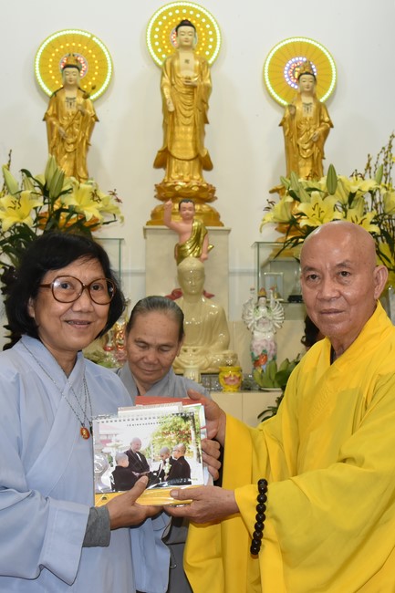 The 5th Gratitude Ceremony to Buddhists at the Minh Chat ashram, Can Tho