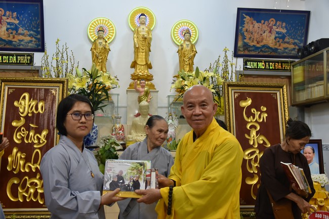 The 5th Gratitude Ceremony to Buddhists at the Minh Chat ashram, Can Tho
