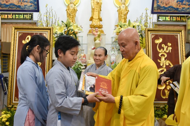 The 5th Gratitude Ceremony to Buddhists at the Minh Chat ashram, Can Tho