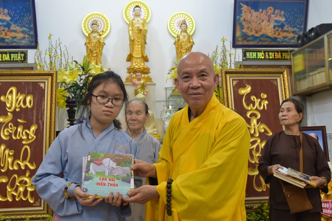 The 5th Gratitude Ceremony to Buddhists at the Minh Chat ashram, Can Tho