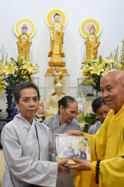 The 5th Gratitude Ceremony to Buddhists at the Minh Chat ashram, Can Tho