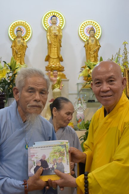 The 5th Gratitude Ceremony to Buddhists at the Minh Chat ashram, Can Tho