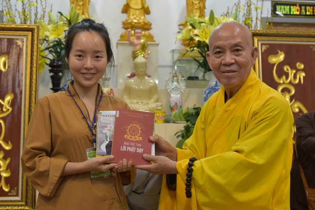 The 5th Gratitude Ceremony to Buddhists at the Minh Chat ashram, Can Tho