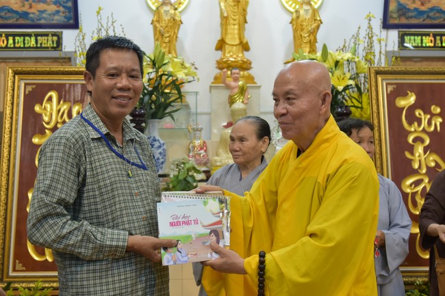 The 5th Gratitude Ceremony to Buddhists at the Minh Chat ashram, Can Tho