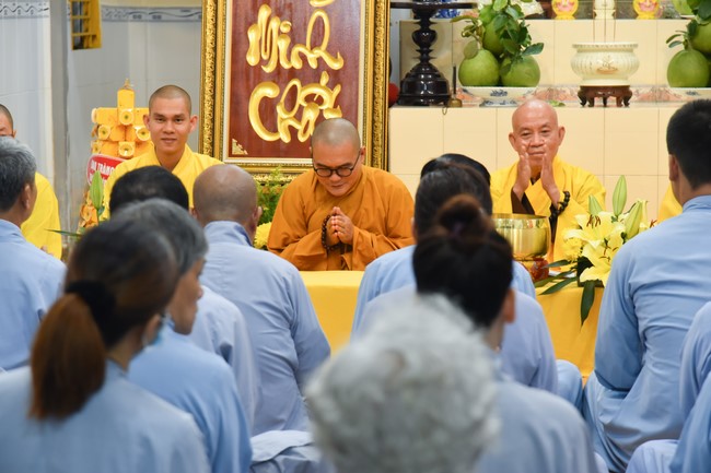 The 5th Gratitude Ceremony to Buddhists at the Minh Chat ashram, Can Tho
