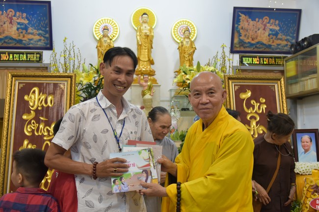 The 5th Gratitude Ceremony to Buddhists at the Minh Chat ashram, Can Tho