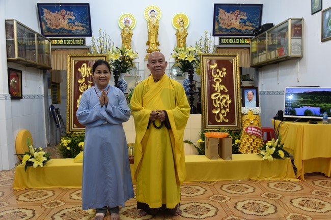 The 5th Gratitude Ceremony to Buddhists at the Minh Chat ashram, Can Tho