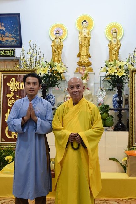 The 5th Gratitude Ceremony to Buddhists at the Minh Chat ashram, Can Tho