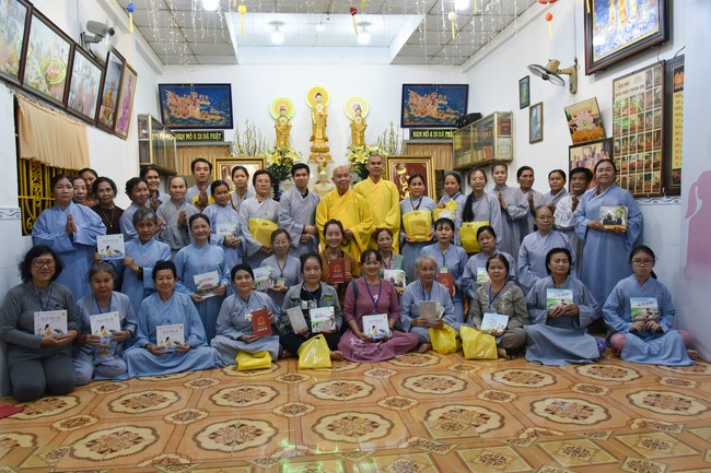 The 5th Gratitude Ceremony to Buddhists at the Minh Chat ashram, Can Tho