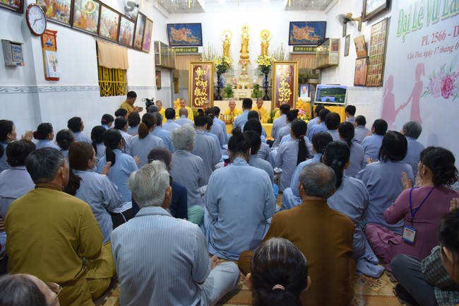 The 5th Gratitude Ceremony to Buddhists at the Minh Chat ashram, Can Tho