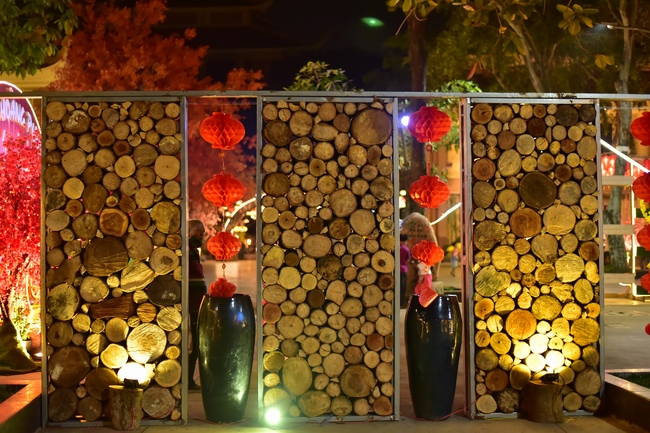 Toàn cảnh Chùa Hoằng Pháp lung linh trong những đêm cận Tết Quý Mão