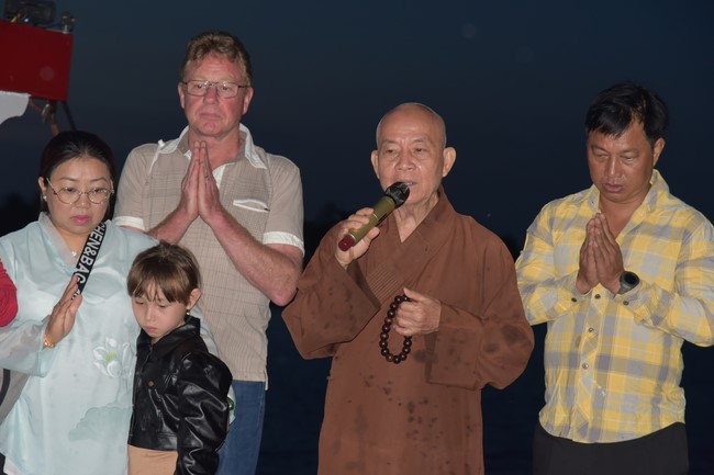 Freeing of creatures in early 2023 at Binh My ferry in Cu Chi