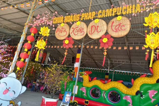 Welcoming the Lunar New Year at Hoang Phap Pagoda - Cambodia