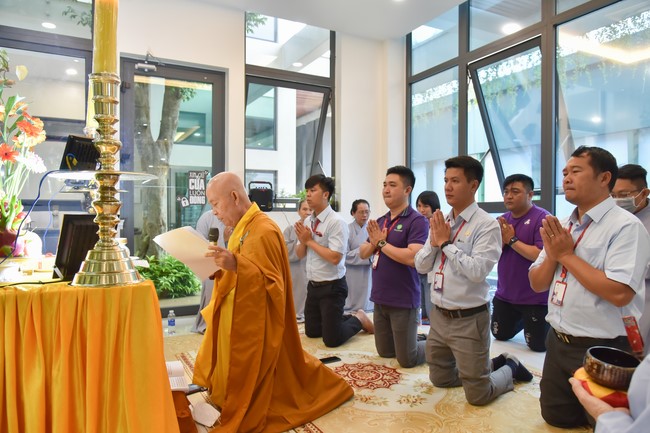 The Rite Praying for Peace at Toan Phat Logistics Co., Ltd, Long An