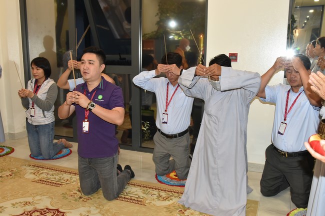 The Rite Praying for Peace at Toan Phat Logistics Co., Ltd, Long An