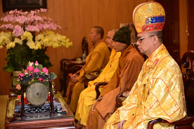 Preaching dharma at Dien Quang pagoda in the second day of propagation trip in the Northern