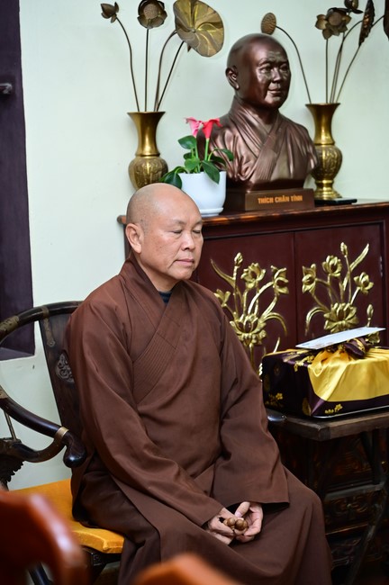 Preaching dharma at Dien Quang pagoda in the second day of propagation trip in the Northern