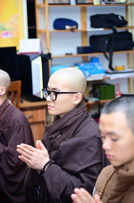 Preaching dharma at Dien Quang pagoda in the second day of propagation trip in the Northern
