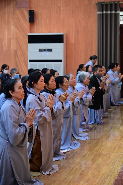 Preaching dharma at Dien Quang pagoda in the second day of propagation trip in the Northern
