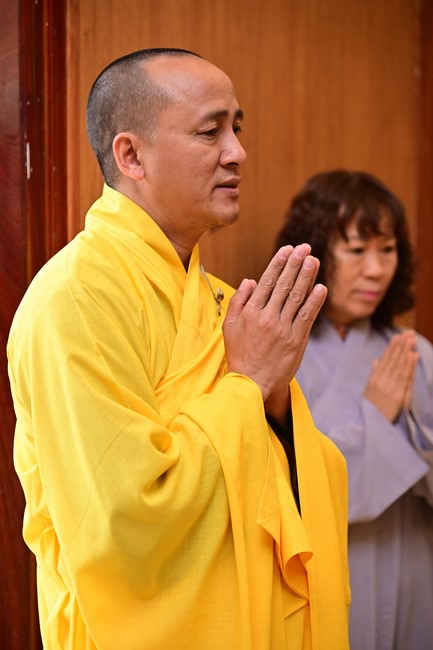 Preaching dharma at Dien Quang pagoda in the second day of propagation trip in the Northern