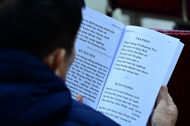 Preaching dharma at Dien Quang pagoda in the second day of propagation trip in the Northern