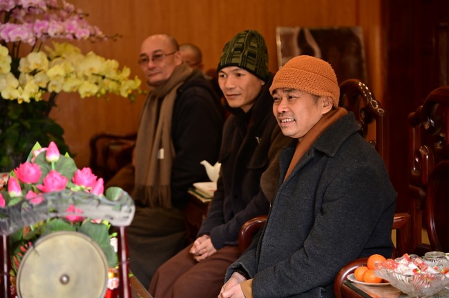 Preaching dharma at Dien Quang pagoda in the second day of propagation trip in the Northern