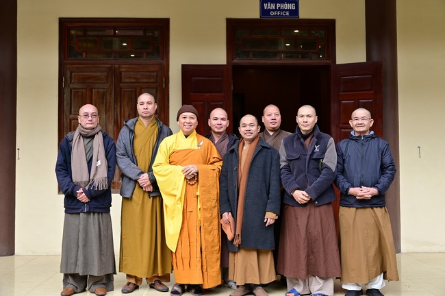 Preaching dharma at Dien Quang pagoda in the second day of propagation trip in the Northern