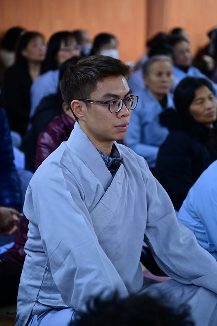 Preaching dharma at Dien Quang pagoda in the second day of propagation trip in the Northern