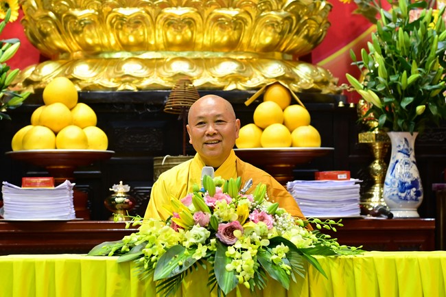 Preaching dharma at Dien Quang pagoda in the second day of propagation trip in the Northern