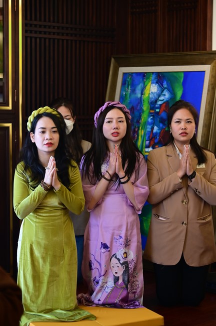 Preaching dharma at Dien Quang pagoda in the second day of propagation trip in the Northern